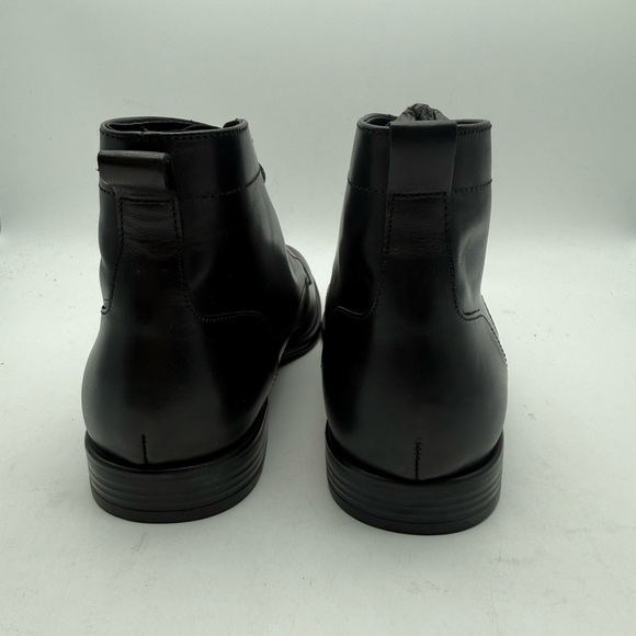 BRAND NEW Franklin & Freeman Men\'s Scott Lace-Up Black Leather Boot Men’s Size 9